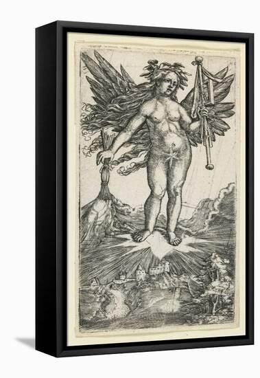 Allegorical Figure, C. 1515-1518-Albrecht Altdorfer-Framed Premier Image Canvas