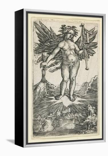 Allegorical Figure, C. 1515-1518-Albrecht Altdorfer-Framed Premier Image Canvas