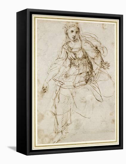 Allegorical Figure of Theology-Raphael-Framed Premier Image Canvas