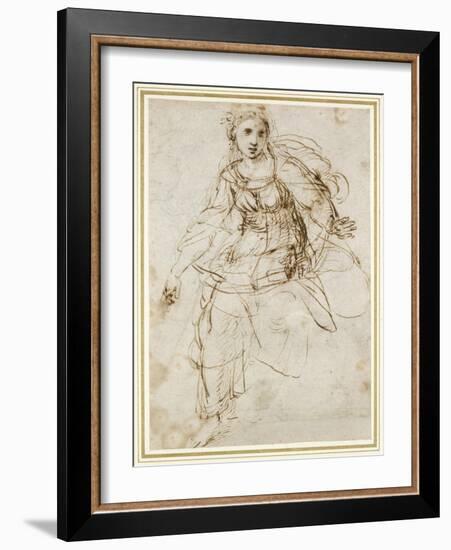 Allegorical Figure of Theology-Raphael-Framed Giclee Print