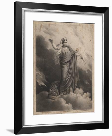 Allegorical Figure-null-Framed Giclee Print