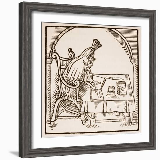 Allegorical Image of Robert Green in Funeral Shroud, from 'Greene in Conceipt' by John Dickenson-null-Framed Giclee Print