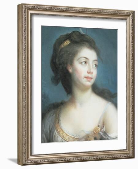 Allegorical Portrait of a Lady as Diana, 1777-Elisabeth Louise Vigee-LeBrun-Framed Giclee Print