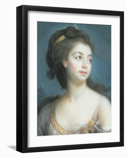 Allegorical Portrait of a Lady as Diana, 1777-Elisabeth Louise Vigee-LeBrun-Framed Giclee Print