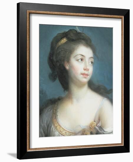 Allegorical Portrait of a Lady as Diana, 1777-Elisabeth Louise Vigee-LeBrun-Framed Giclee Print