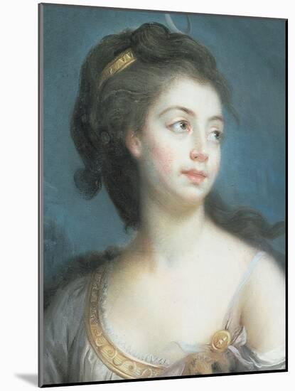 Allegorical Portrait of a Lady as Diana, 1777-Elisabeth Louise Vigee-LeBrun-Mounted Giclee Print