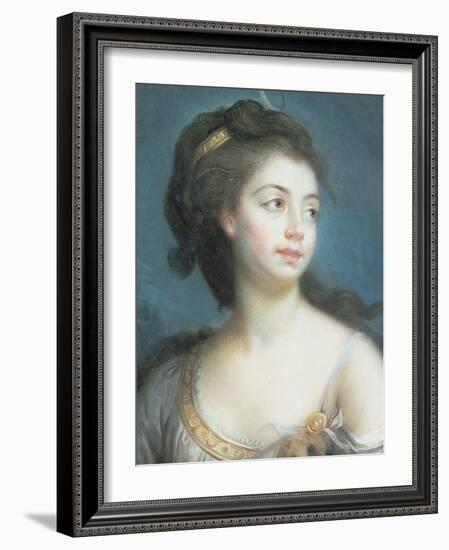 Allegorical Portrait of a Lady as Diana, 1777-Elisabeth Louise Vigee-LeBrun-Framed Giclee Print