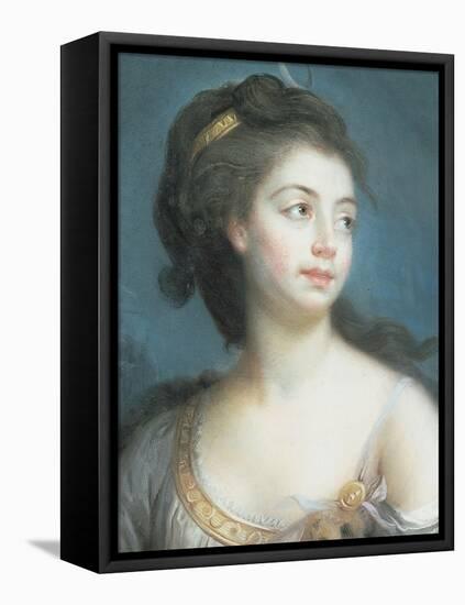 Allegorical Portrait of a Lady as Diana, 1777-Elisabeth Louise Vigee-LeBrun-Framed Premier Image Canvas