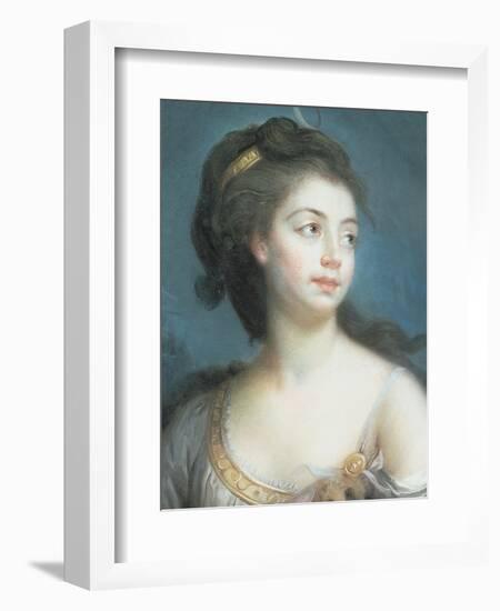 Allegorical Portrait of a Lady as Diana, 1777-Elisabeth Louise Vigee-LeBrun-Framed Giclee Print