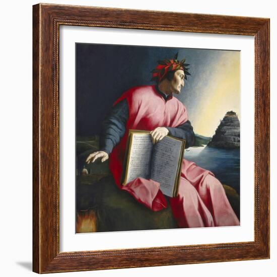 Allegorical Portrait of Dante, Late 16th Century-null-Framed Giclee Print