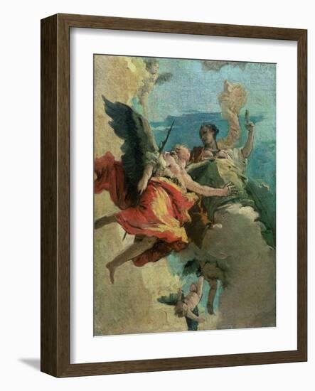 Allegorical Scene-Giovanni Battista Tiepolo-Framed Giclee Print