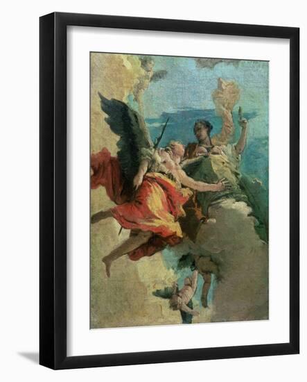 Allegorical Scene-Giovanni Battista Tiepolo-Framed Giclee Print