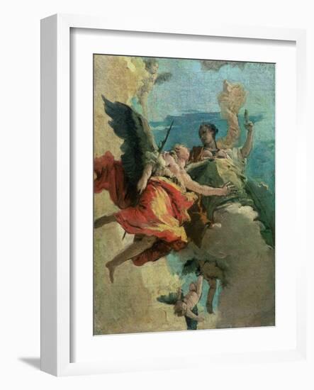 Allegorical Scene-Giovanni Battista Tiepolo-Framed Giclee Print