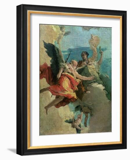 Allegorical Scene-Giovanni Battista Tiepolo-Framed Giclee Print