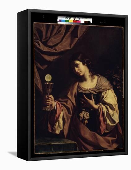 Allegorie De La Foi  (Allegory of the Faith) Peinture De Giovanni Francesco Barbieri Dit Il Guerci-Guercino (1591-1666)-Framed Premier Image Canvas