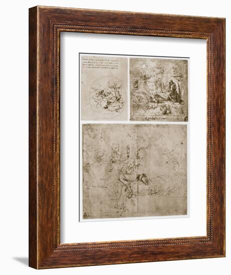 Allegories, 15th Century-Leonardo da Vinci-Framed Giclee Print