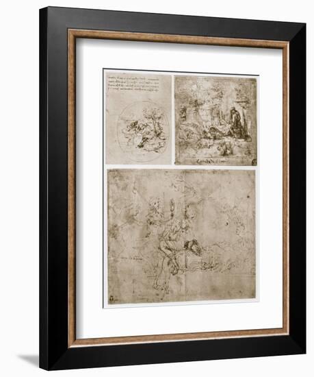 Allegories, 15th Century-Leonardo da Vinci-Framed Giclee Print