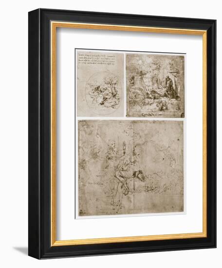 Allegories, 15th Century-Leonardo da Vinci-Framed Giclee Print