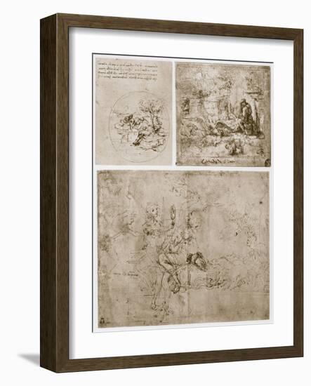 Allegories, 15th Century-Leonardo da Vinci-Framed Giclee Print