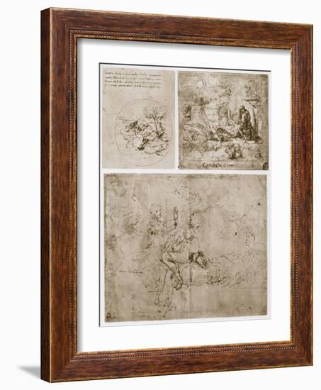 Allegories, 15th Century-Leonardo da Vinci-Framed Giclee Print