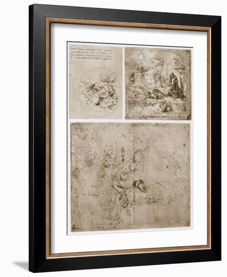 Allegories, 15th Century-Leonardo da Vinci-Framed Giclee Print