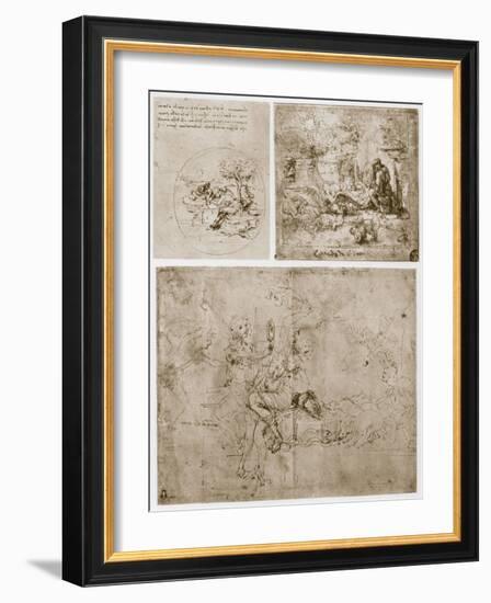 Allegories, 15th Century-Leonardo da Vinci-Framed Giclee Print