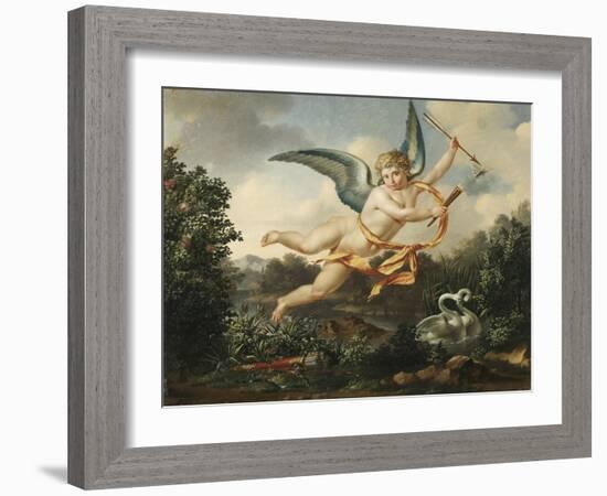 Allegories of Love - Cupid with a Torch and Arrow, 1803-Leon Bakst-Framed Giclee Print