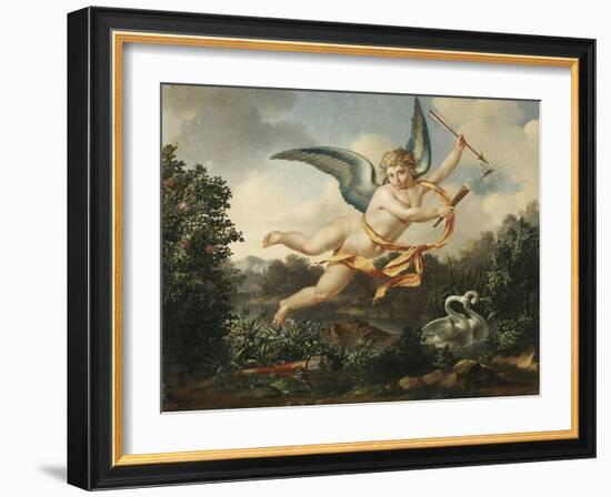 Allegories of Love - Cupid with a Torch and Arrow, 1803-Leon Bakst-Framed Giclee Print