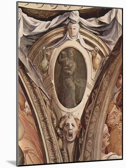 Allegories of the Cardinal Virtues. Frescoes in the Chapel of Eleonora Da Toledo-Agnolo Bronzino-Mounted Giclee Print