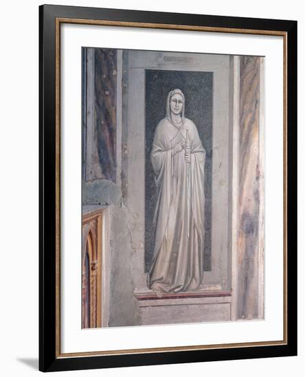 Allegories of Virtues and Vices-Giotto di Bondone-Framed Giclee Print