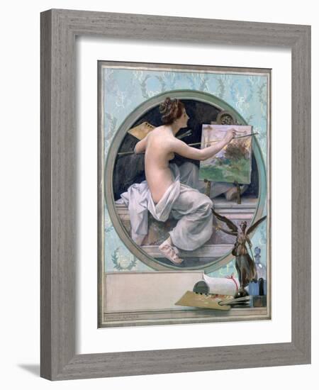 Allegory, 1856-1923-Francois Flameng-Framed Giclee Print