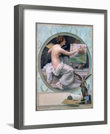 Allegory, 1856-1923-Francois Flameng-Framed Giclee Print