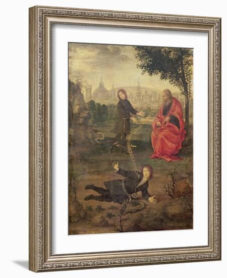 Allegory, C.1485-90 (Oil on Panel)-Filippino Lippi-Framed Giclee Print