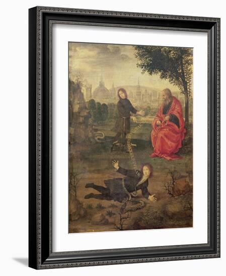 Allegory, C.1485-90 (Oil on Panel)-Filippino Lippi-Framed Giclee Print