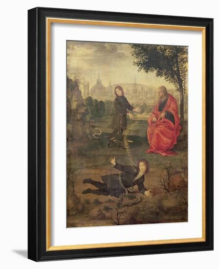 Allegory, C.1485-90 (Oil on Panel)-Filippino Lippi-Framed Giclee Print