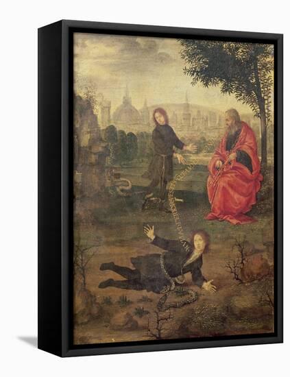 Allegory, C.1485-90 (Oil on Panel)-Filippino Lippi-Framed Premier Image Canvas