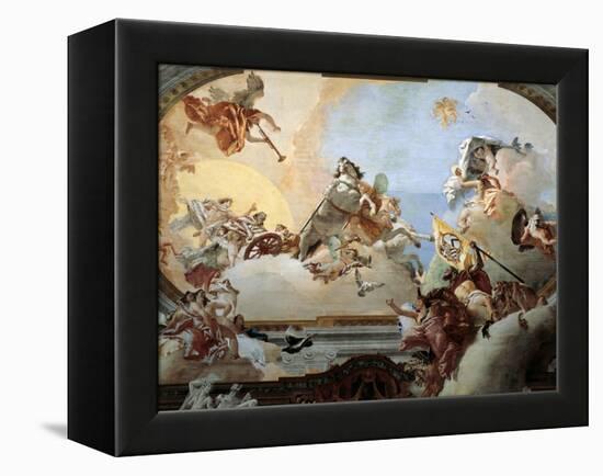 Allegory Created for the Marriage of Lodovico Rezzonico and the Noble Venetian Faustina Savorgnan-Giambattista Tiepolo-Framed Premier Image Canvas