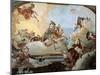 Allegory Created for the Marriage of Lodovico Rezzonico and the Noble Venetian Faustina Savorgnan-Giambattista Tiepolo-Mounted Giclee Print