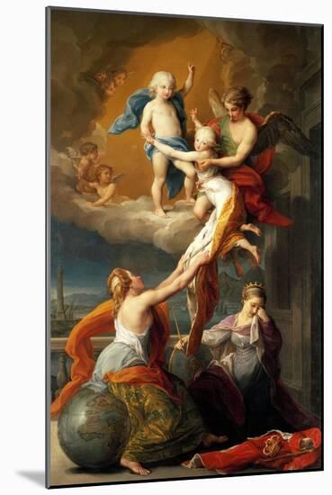 Allegory for the Death of Ferdinand IV's Two Children-Pompeo Batoni-Mounted Giclee Print