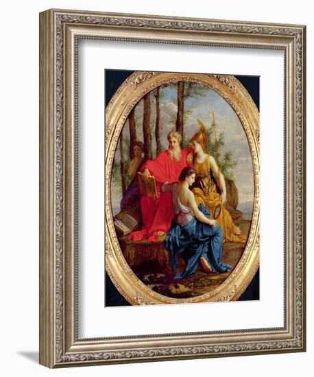 Allegory of a Perfect Minister Or, the Minister of State with His Attributes, 1653-Eustache Le Sueur-Framed Giclee Print