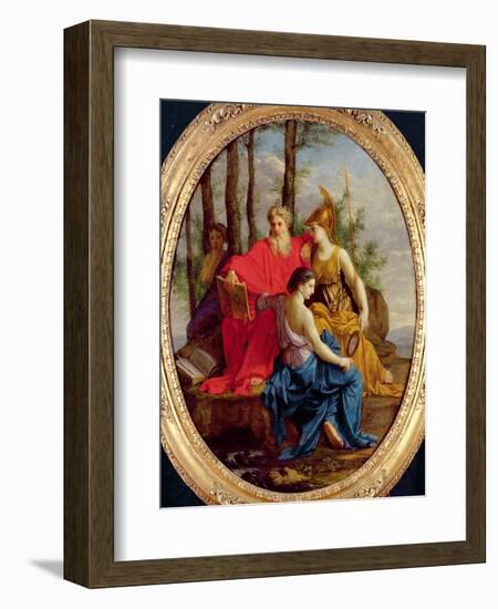 Allegory of a Perfect Minister Or, the Minister of State with His Attributes, 1653-Eustache Le Sueur-Framed Giclee Print