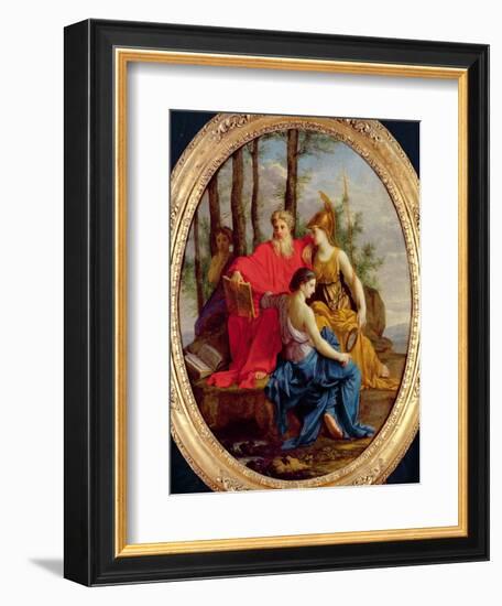 Allegory of a Perfect Minister Or, the Minister of State with His Attributes, 1653-Eustache Le Sueur-Framed Giclee Print