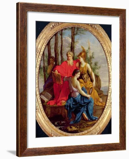 Allegory of a Perfect Minister Or, the Minister of State with His Attributes, 1653-Eustache Le Sueur-Framed Giclee Print