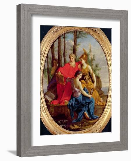 Allegory of a Perfect Minister Or, the Minister of State with His Attributes, 1653-Eustache Le Sueur-Framed Giclee Print