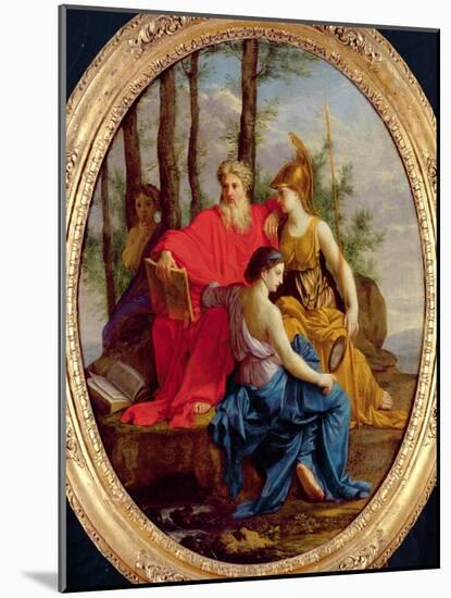 Allegory of a Perfect Minister Or, the Minister of State with His Attributes, 1653-Eustache Le Sueur-Mounted Giclee Print