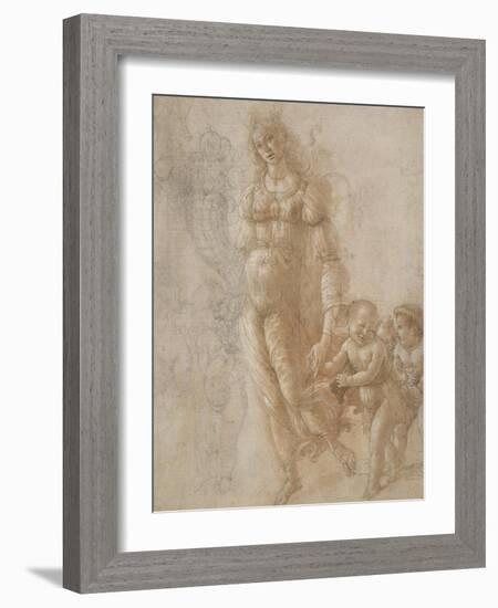 Allegory of Abundance or Autumn-Sandro Botticelli-Framed Art Print