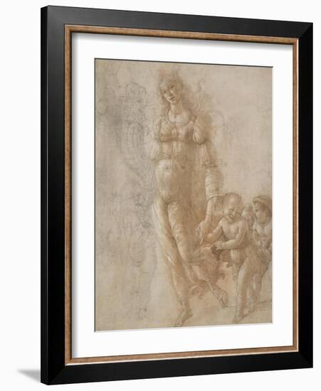 Allegory of Abundance or Autumn-Sandro Botticelli-Framed Art Print