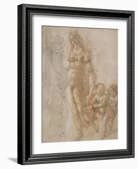 Allegory of Abundance or Autumn-Sandro Botticelli-Framed Art Print