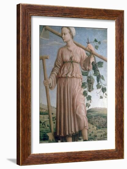 Allegory of Autumn, 15th Century-Francesco del Cossa-Framed Giclee Print