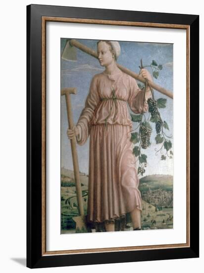 Allegory of Autumn, 15th Century-Francesco del Cossa-Framed Giclee Print